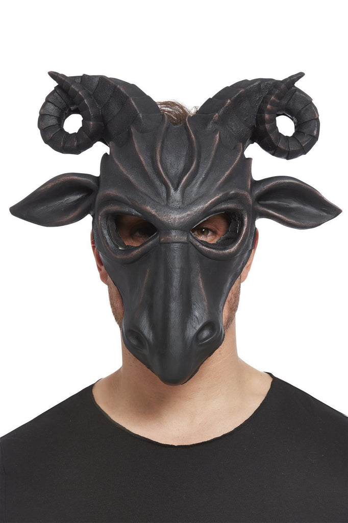 Deluxe Satanic Ram Mask
