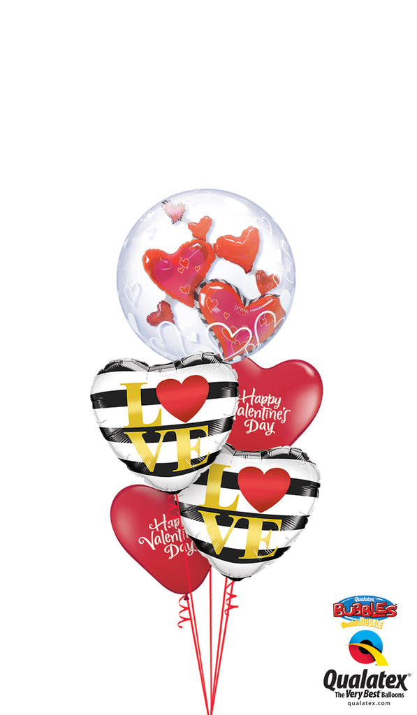 Floating Hearts Balloon Bouquet