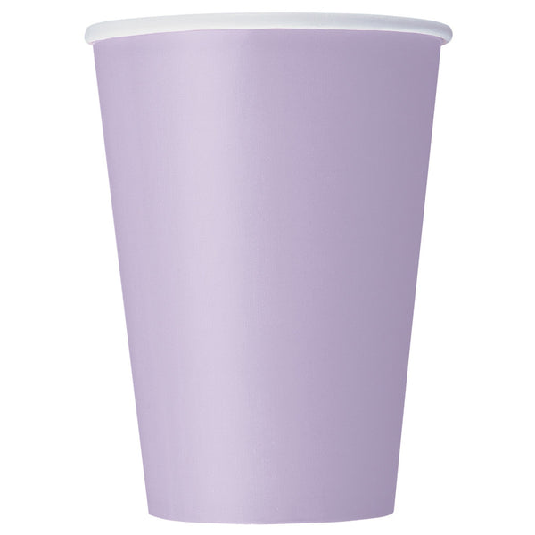 Lavender 12oz Paper Cups - Pack Of 10