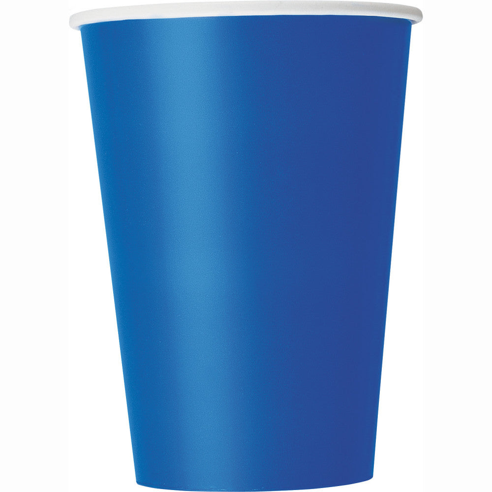 Blue 12oz Paper Cups - Pack Of 10