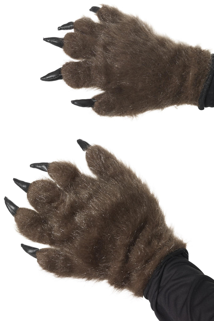 Hairy Monster/Animal Hands, Brown