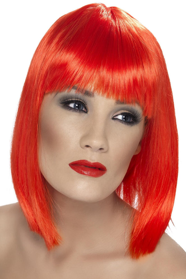 Glam Wig, Neon Red
