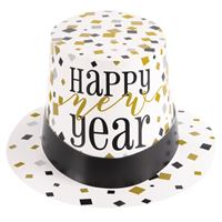 Black Gold & Silver New Year Party Hat