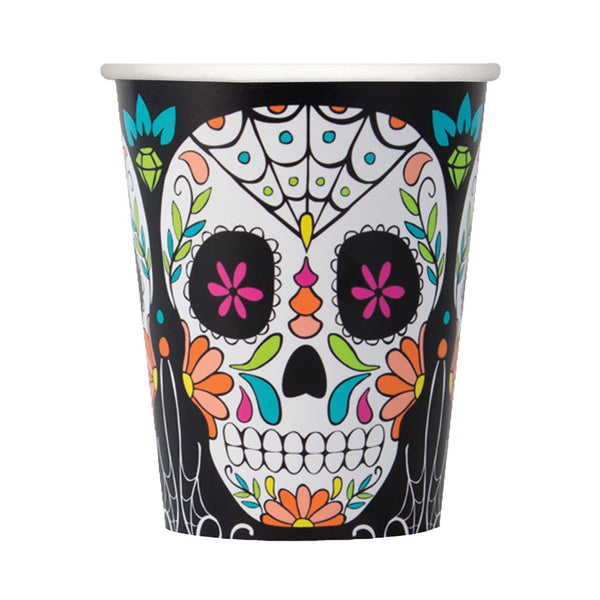 Skull Day of the Dead 9oz Paper Cups