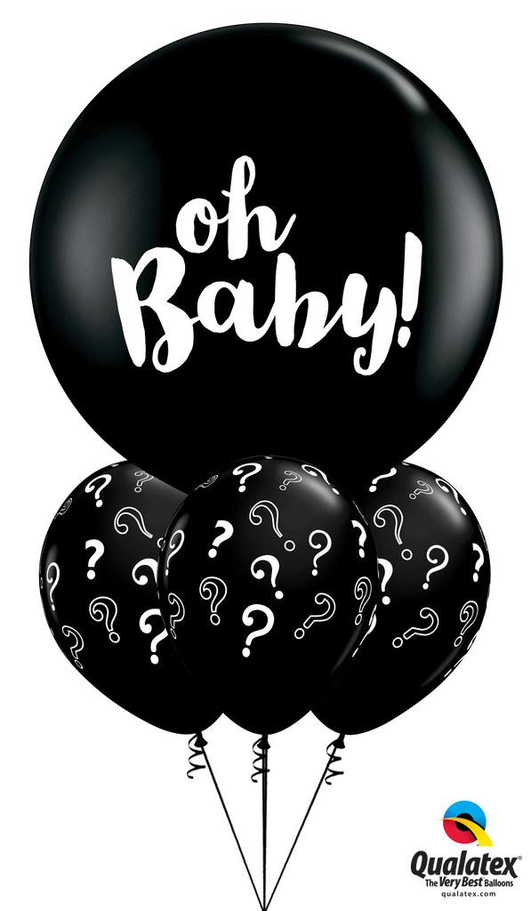 Big "Oh, Baby!" Question Mark Bouquet