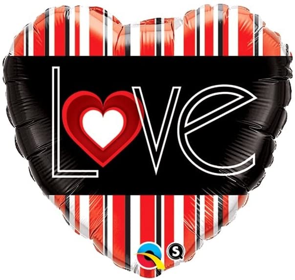 L(Heart)VE RED Foil Balloon | Helium Is Included |.