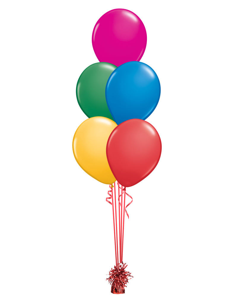Rainbow Shade - Latex Balloon Bouquet - 5 Balloons