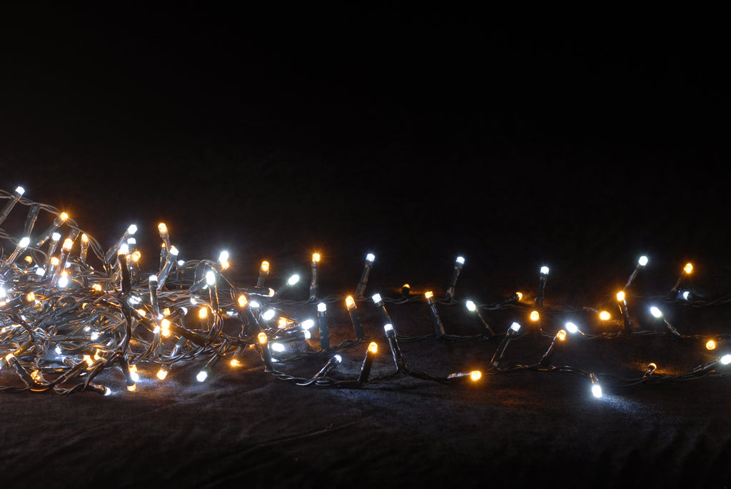 300 firefly lights - white/warm