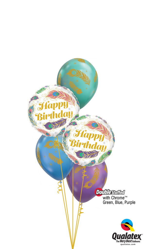 One-of-a Kind Wonderful! Birthday Balloons Bouquet